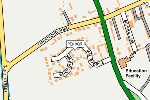 PE6 9QR map - OS OpenMap – Local (Ordnance Survey) PE6 9QR map - OS OpenMap – Local (Ordnance Survey)