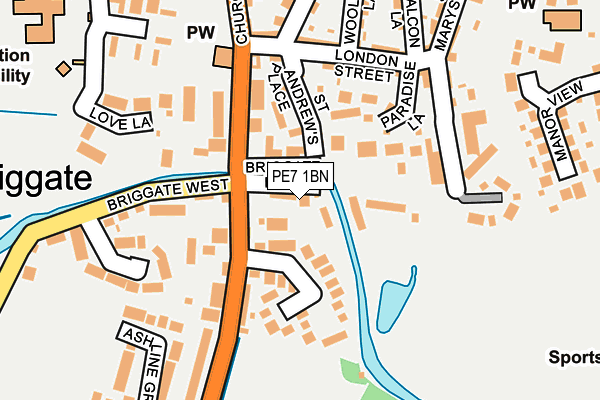 PE7 1BN map - OS OpenMap – Local (Ordnance Survey) PE7 1BN map - OS OpenMap – Local (Ordnance Survey)