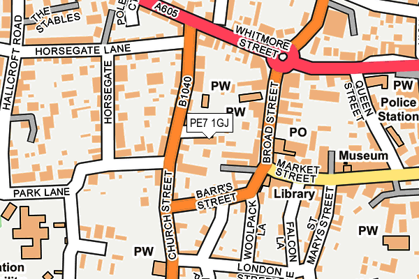 PE7 1GJ map - OS OpenMap – Local (Ordnance Survey) PE7 1GJ map - OS OpenMap – Local (Ordnance Survey)