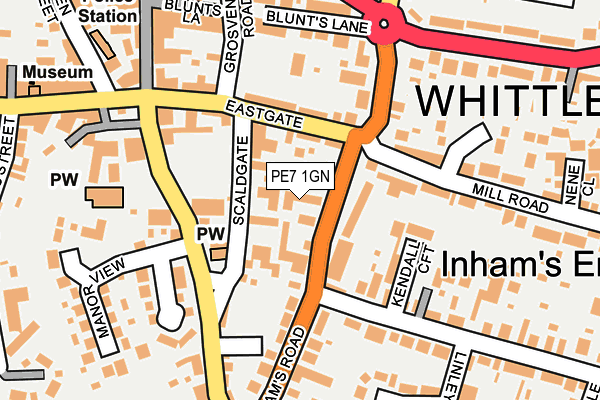PE7 1GN map - OS OpenMap – Local (Ordnance Survey) PE7 1GN map - OS OpenMap – Local (Ordnance Survey)