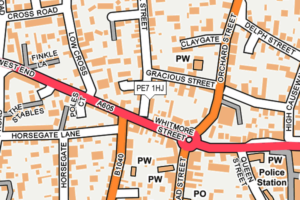 PE7 1HJ map - OS OpenMap – Local (Ordnance Survey) PE7 1HJ map - OS OpenMap – Local (Ordnance Survey)