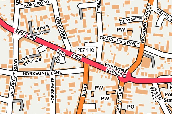 PE7 1HQ map - OS OpenMap – Local (Ordnance Survey) PE7 1HQ map - OS OpenMap – Local (Ordnance Survey)