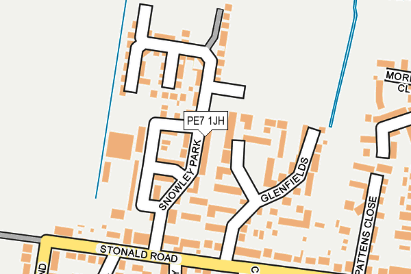 PE7 1JH map - OS OpenMap – Local (Ordnance Survey) PE7 1JH map - OS OpenMap – Local (Ordnance Survey)