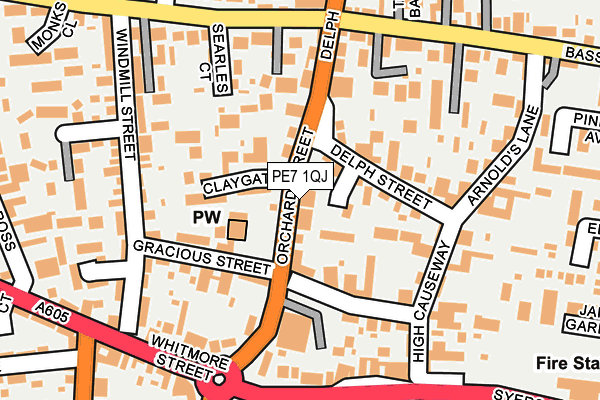 PE7 1QJ map - OS OpenMap – Local (Ordnance Survey) PE7 1QJ map - OS OpenMap – Local (Ordnance Survey)