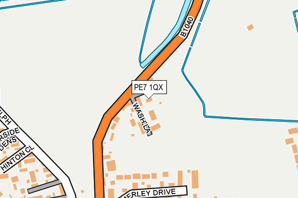 PE7 1QX map - OS OpenMap – Local (Ordnance Survey) PE7 1QX map - OS OpenMap – Local (Ordnance Survey)