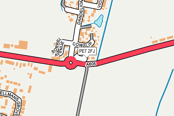PE7 2FJ map - OS OpenMap – Local (Ordnance Survey) PE7 2FJ map - OS OpenMap – Local (Ordnance Survey)