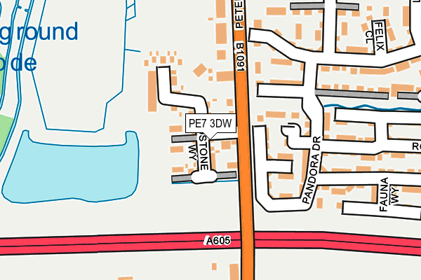 PE7 3DW map - OS OpenMap – Local (Ordnance Survey) PE7 3DW map - OS OpenMap – Local (Ordnance Survey)