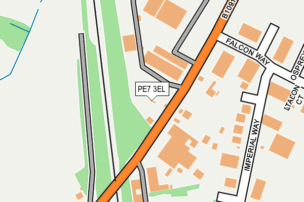 PE7 3EL map - OS OpenMap – Local (Ordnance Survey) PE7 3EL map - OS OpenMap – Local (Ordnance Survey)