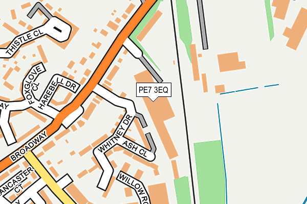PE7 3EQ map - OS OpenMap – Local (Ordnance Survey) PE7 3EQ map - OS OpenMap – Local (Ordnance Survey)