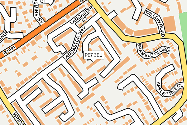 PE7 3EU map - OS OpenMap – Local (Ordnance Survey) PE7 3EU map - OS OpenMap – Local (Ordnance Survey)