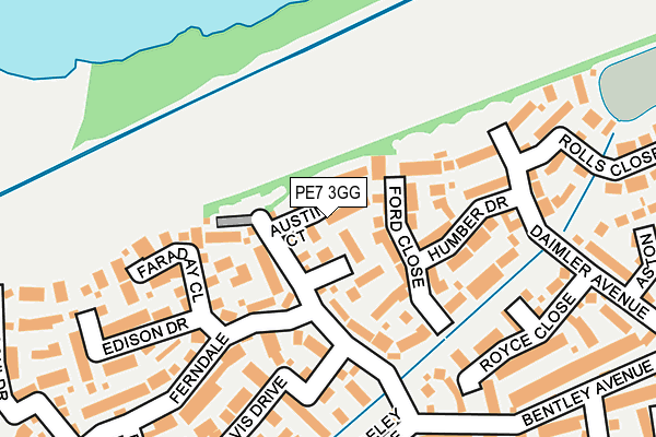 PE7 3GG map - OS OpenMap – Local (Ordnance Survey) PE7 3GG map - OS OpenMap – Local (Ordnance Survey)