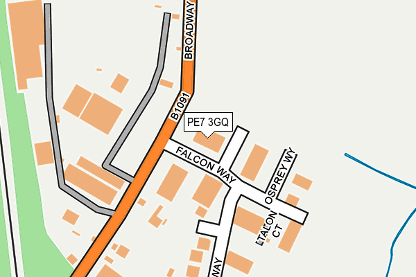 PE7 3GQ map - OS OpenMap – Local (Ordnance Survey) PE7 3GQ map - OS OpenMap – Local (Ordnance Survey)