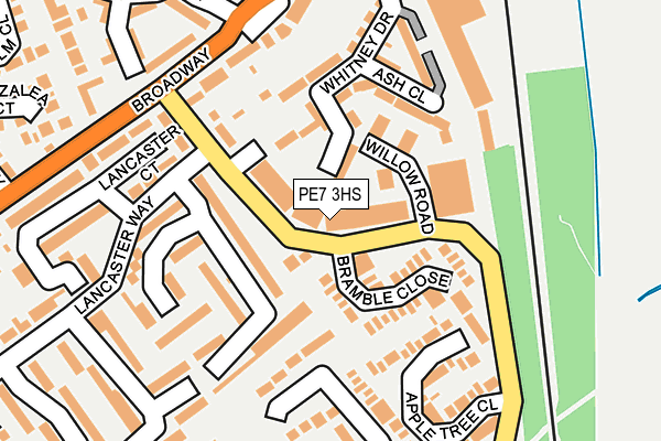 PE7 3HS map - OS OpenMap – Local (Ordnance Survey) PE7 3HS map - OS OpenMap – Local (Ordnance Survey)