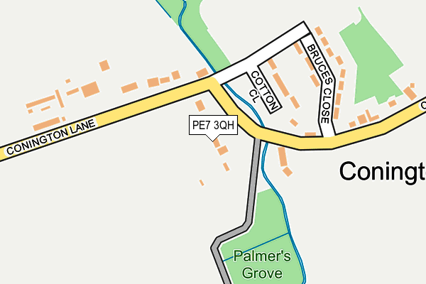 PE7 3QH map - OS OpenMap – Local (Ordnance Survey) PE7 3QH map - OS OpenMap – Local (Ordnance Survey)