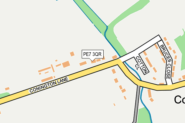 PE7 3QR map - OS OpenMap – Local (Ordnance Survey) PE7 3QR map - OS OpenMap – Local (Ordnance Survey)