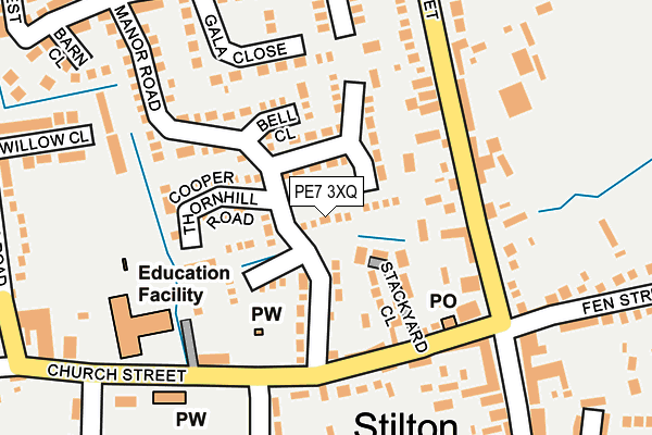 PE7 3XQ map - OS OpenMap – Local (Ordnance Survey) PE7 3XQ map - OS OpenMap – Local (Ordnance Survey)