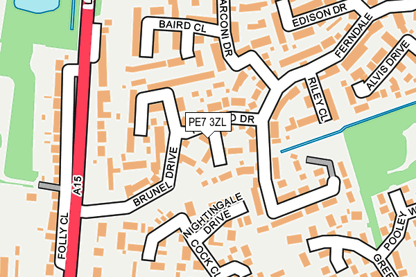 PE7 3ZL map - OS OpenMap – Local (Ordnance Survey) PE7 3ZL map - OS OpenMap – Local (Ordnance Survey)