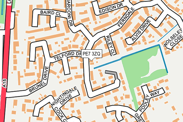 PE7 3ZQ map - OS OpenMap – Local (Ordnance Survey) PE7 3ZQ map - OS OpenMap – Local (Ordnance Survey)