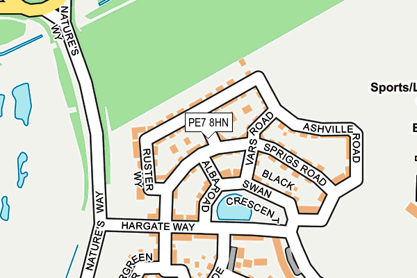 PE7 8HN map - OS OpenMap – Local (Ordnance Survey) PE7 8HN map - OS OpenMap – Local (Ordnance Survey)