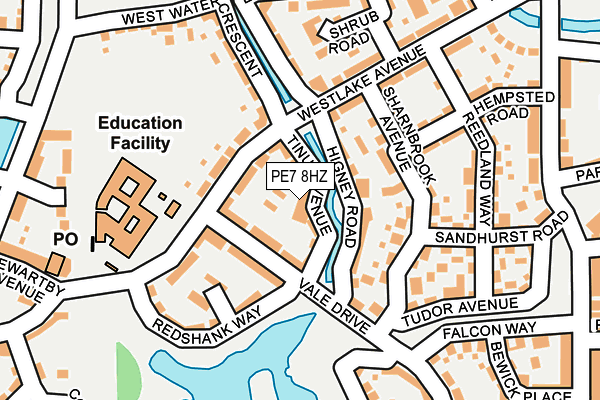 PE7 8HZ map - OS OpenMap – Local (Ordnance Survey) PE7 8HZ map - OS OpenMap – Local (Ordnance Survey)