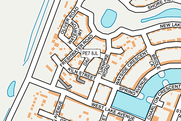 PE7 8JL map - OS OpenMap – Local (Ordnance Survey) PE7 8JL map - OS OpenMap – Local (Ordnance Survey)