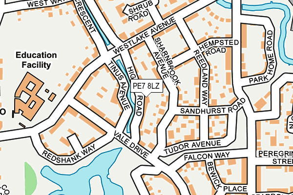 PE7 8LZ map - OS OpenMap – Local (Ordnance Survey) PE7 8LZ map - OS OpenMap – Local (Ordnance Survey)