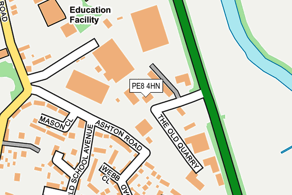 PE8 4HN map - OS OpenMap – Local (Ordnance Survey)