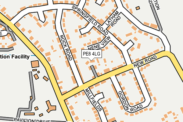 PE8 4LG map - OS OpenMap – Local (Ordnance Survey) PE8 4LG map - OS OpenMap – Local (Ordnance Survey)