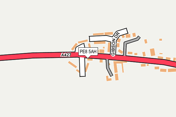 PE8 5AH map - OS OpenMap – Local (Ordnance Survey) PE8 5AH map - OS OpenMap – Local (Ordnance Survey)