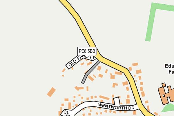 PE8 5BB map - OS OpenMap – Local (Ordnance Survey) PE8 5BB map - OS OpenMap – Local (Ordnance Survey)