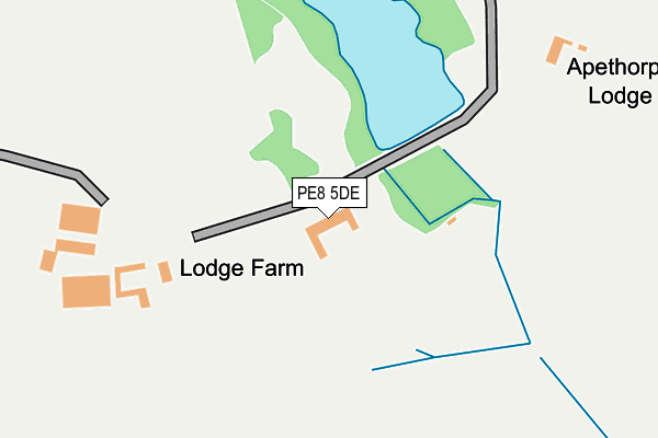 PE8 5DE map - OS OpenMap – Local (Ordnance Survey) PE8 5DE map - OS OpenMap – Local (Ordnance Survey)