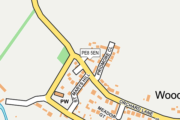 PE8 5EN map - OS OpenMap – Local (Ordnance Survey) PE8 5EN map - OS OpenMap – Local (Ordnance Survey)