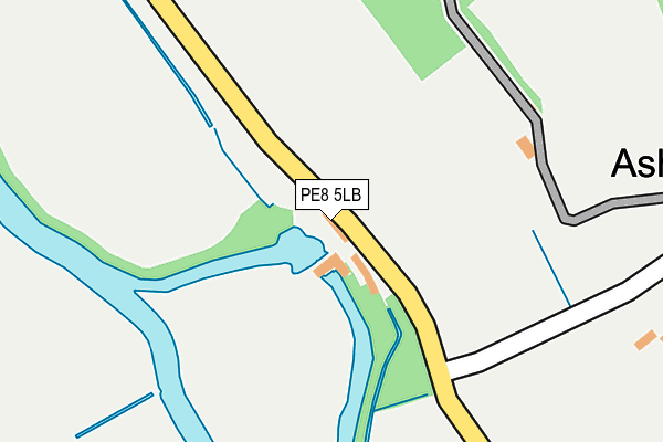 PE8 5LB map - OS OpenMap – Local (Ordnance Survey) PE8 5LB map - OS OpenMap – Local (Ordnance Survey)