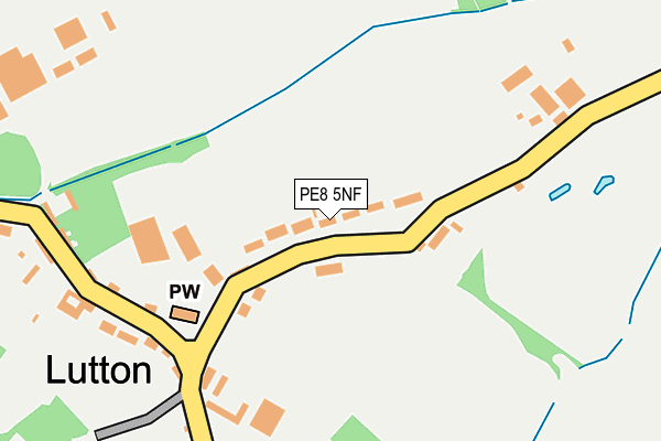 PE8 5NF map - OS OpenMap – Local (Ordnance Survey) PE8 5NF map - OS OpenMap – Local (Ordnance Survey)