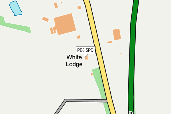 PE8 5PD map - OS OpenMap – Local (Ordnance Survey) PE8 5PD map - OS OpenMap – Local (Ordnance Survey)