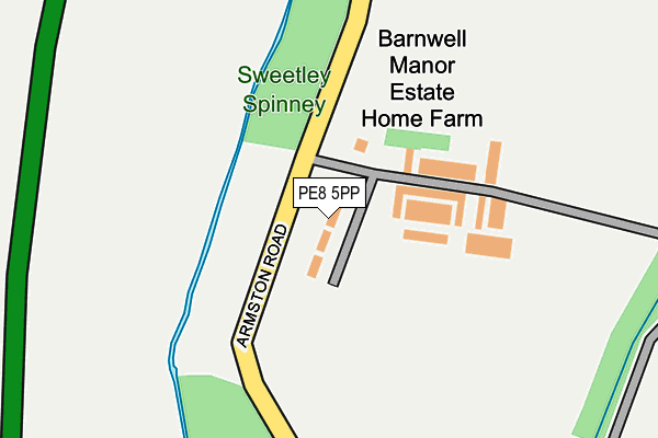 PE8 5PP map - OS OpenMap – Local (Ordnance Survey)
