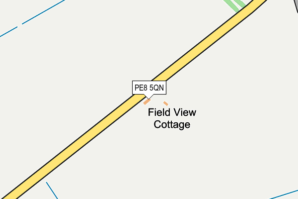 PE8 5QN map - OS OpenMap – Local (Ordnance Survey) PE8 5QN map - OS OpenMap – Local (Ordnance Survey)