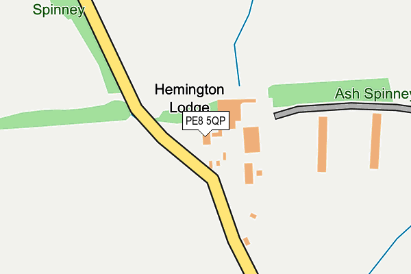 PE8 5QP map - OS OpenMap – Local (Ordnance Survey) PE8 5QP map - OS OpenMap – Local (Ordnance Survey)