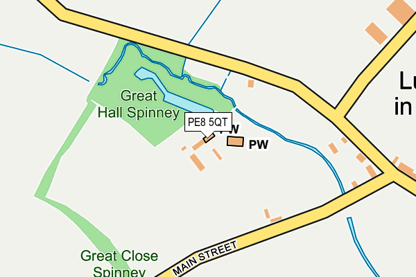 PE8 5QT map - OS OpenMap – Local (Ordnance Survey) PE8 5QT map - OS OpenMap – Local (Ordnance Survey)