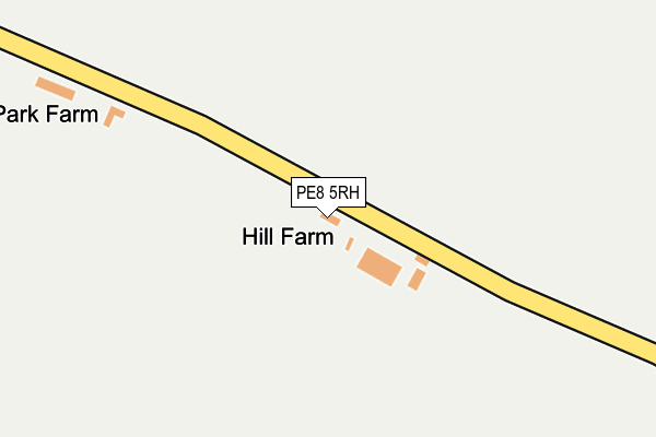 PE8 5RH map - OS OpenMap – Local (Ordnance Survey)
