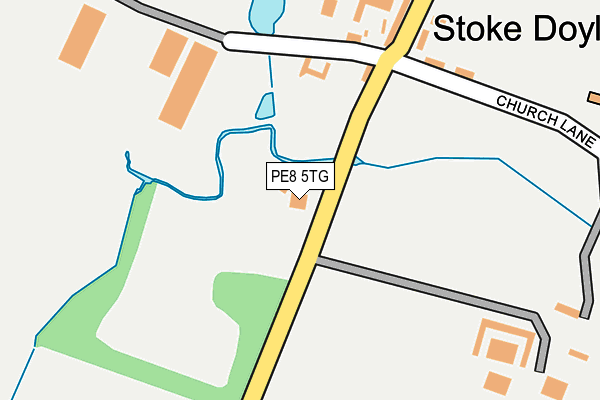 PE8 5TG map - OS OpenMap – Local (Ordnance Survey) PE8 5TG map - OS OpenMap – Local (Ordnance Survey)