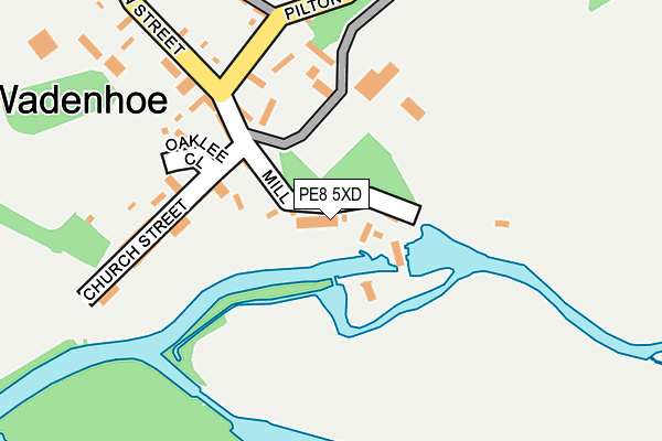 PE8 5XD map - OS OpenMap – Local (Ordnance Survey) PE8 5XD map - OS OpenMap – Local (Ordnance Survey)