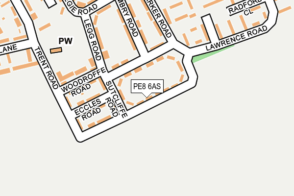 PE8 6AS map - OS OpenMap – Local (Ordnance Survey) PE8 6AS map - OS OpenMap – Local (Ordnance Survey)