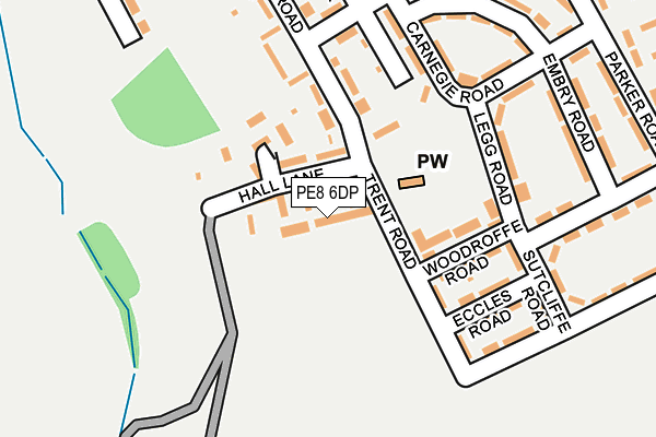 PE8 6DP map - OS OpenMap – Local (Ordnance Survey) PE8 6DP map - OS OpenMap – Local (Ordnance Survey)