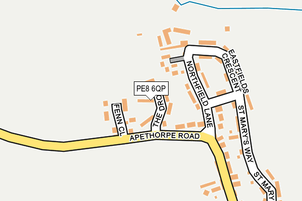 PE8 6QP map - OS OpenMap – Local (Ordnance Survey) PE8 6QP map - OS OpenMap – Local (Ordnance Survey)