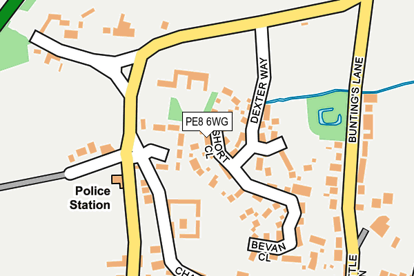 PE8 6WG map - OS OpenMap – Local (Ordnance Survey) PE8 6WG map - OS OpenMap – Local (Ordnance Survey)