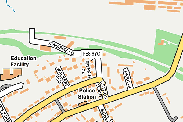 PE8 6YG map - OS OpenMap – Local (Ordnance Survey) PE8 6YG map - OS OpenMap – Local (Ordnance Survey)