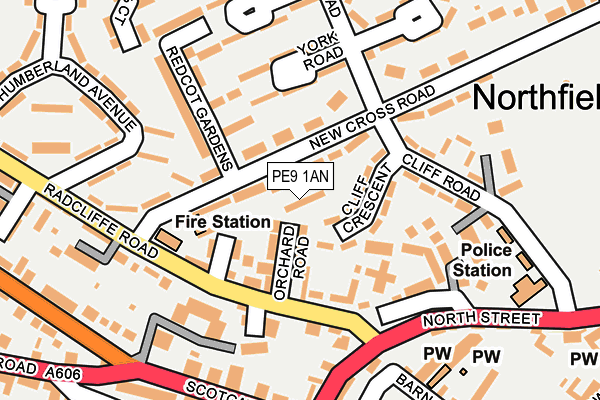 PE9 1AN map - OS OpenMap – Local (Ordnance Survey) PE9 1AN map - OS OpenMap – Local (Ordnance Survey)