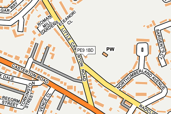 PE9 1BD map - OS OpenMap – Local (Ordnance Survey) PE9 1BD map - OS OpenMap – Local (Ordnance Survey)