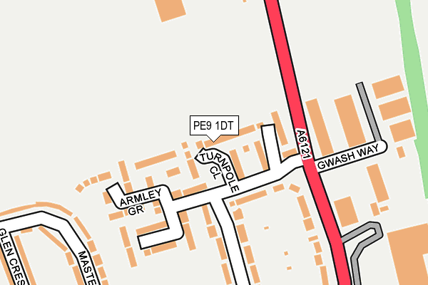 PE9 1DT map - OS OpenMap – Local (Ordnance Survey) PE9 1DT map - OS OpenMap – Local (Ordnance Survey)